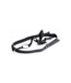 XR Brands Herrenharness mit Silikon-Analplug 12 cm und Metall-Cockring