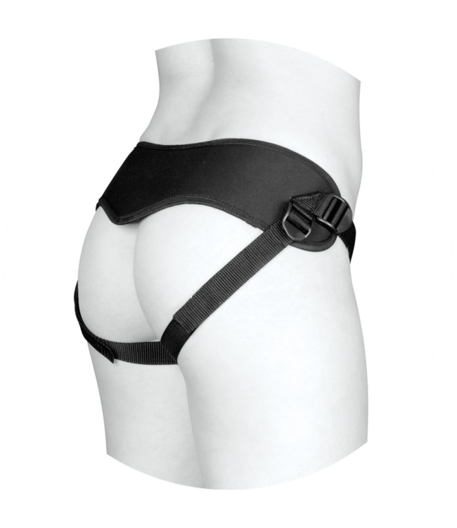 Doc Johnson Platina Supreme Gurt mit Plug – Verstellbar, Neopren, Komfort pur