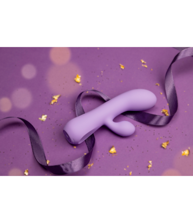 Doc Johnson Aura Rabbit Vibrator Lila – Leises, luxuriöses Vergnügen für dich!