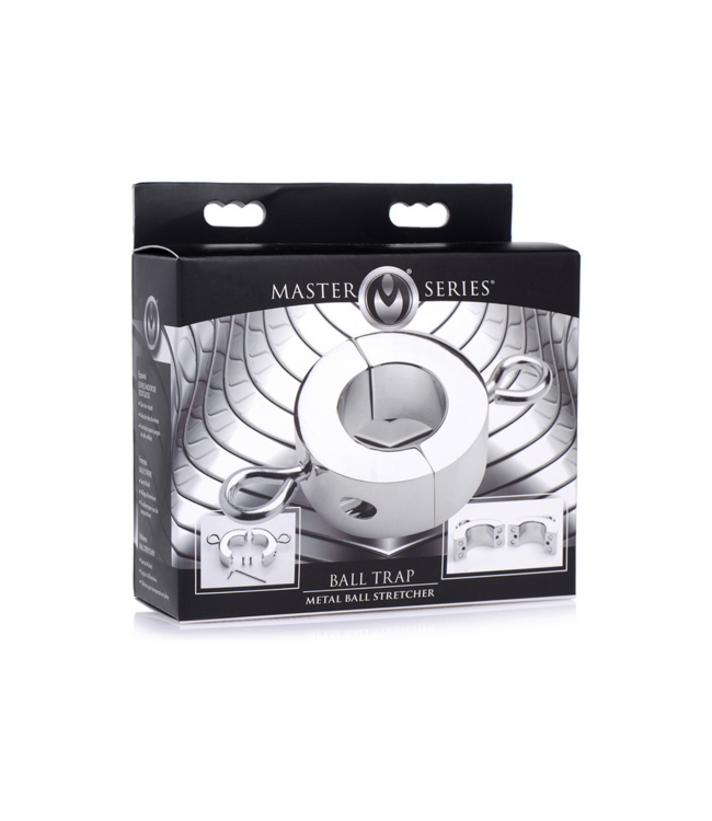 XR Brands Zware Ball Trap - Intens Genot met Robuuste Metalen Ring voor Zakgewichtspel