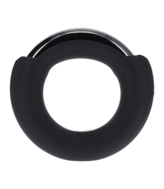 Doc Johnson Pinch Zero Ring Schwarz – Schwerer Stahlring ohne Druckstellen