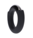 Doc Johnson Pinch Zero Ring Schwarz – Schwerer Stahlring ohne Druckstellen