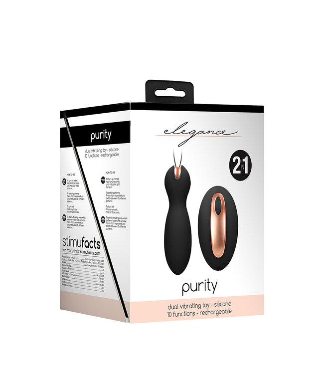 Elegance Purity Wireless Double Vibrating Toy | Elegance by Shots - 10 Functions
