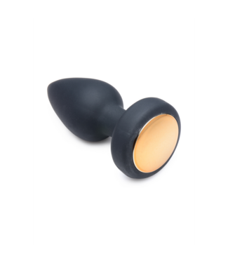 XR Brands LED Vibrating Silicone Plug – 7 Vibrations & Colorful Light Show