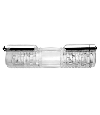 XR Brands Doppelter Vergnügen-Vibrator | Intensive Stimulation & Festen Halt