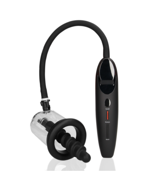 Ouch! Automatic Rechargeable Rose Pump with 3 Plugs for Ultimate Pleasure