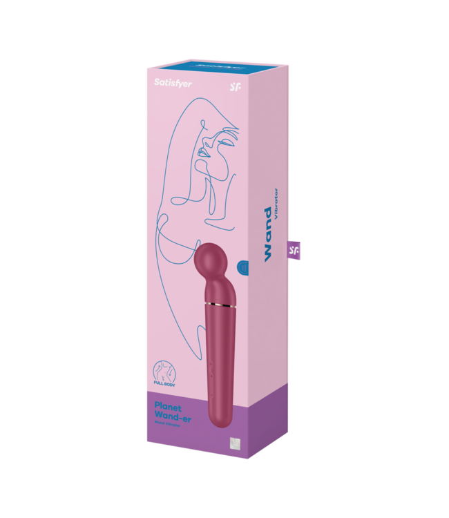 Satisfyer Satisfyer Planet Wand-er Luxe Staafvibrator in Berry/Roze Goud - Krachtige Ontspanning