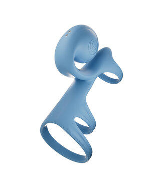 Snail Vibe JOVI ARC Snail Wedding Ring - Blue Haze, Ergonomic & Powerful Vibes