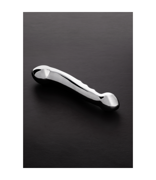 Steel by Shots Stijlvolle Elegante Dual Dildo 27 cm - Hoogwaardige Stalen Sensatie
