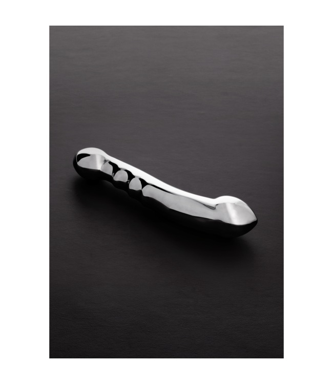 Steel by Shots Stijlvolle Elegante Dual Dildo 27 cm - Hoogwaardige Stalen Sensatie