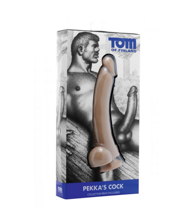 XR Brands Pekka's 14,1 cm Dildo - Unieke Tom of Finland Kunstervaring voor Liefhebbers
