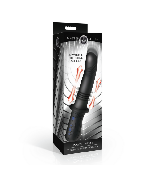 XR Brands Power Thrust Silikon-Dildo – 3 Stoß- & 7 Vibrationsmodi für höchste Lust