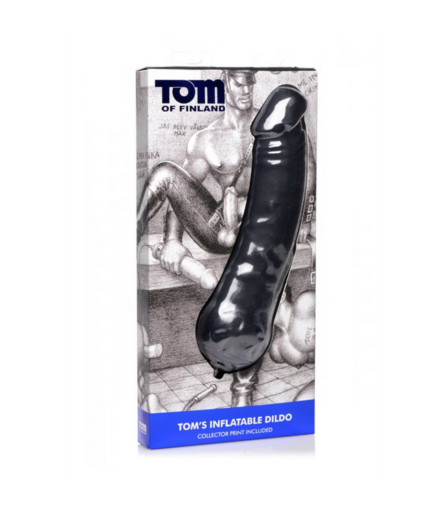 XR Brands Tom's Inflatable Silicone Dildo 32.4 cm - Explore New Pleasures!