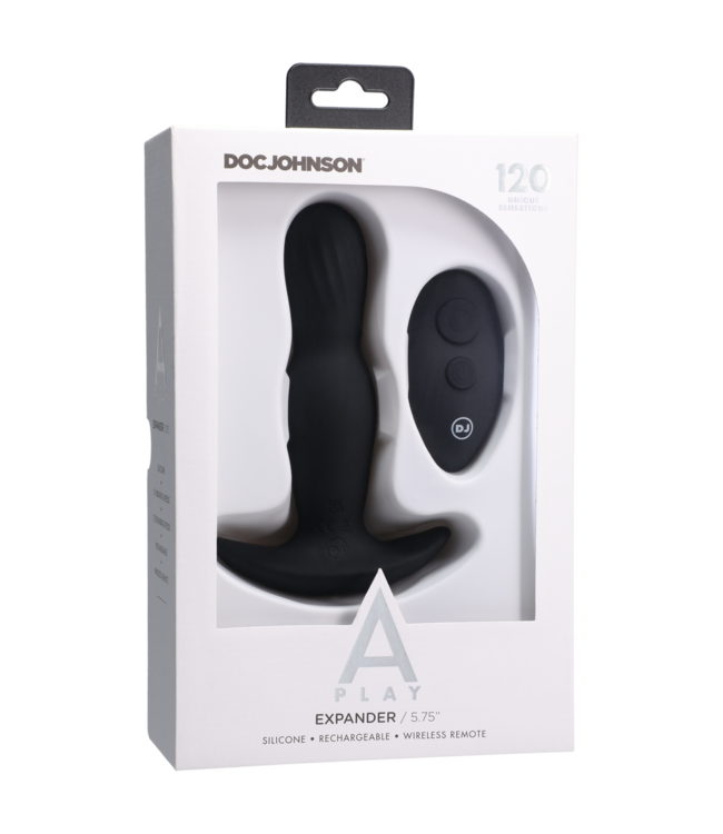 Doc Johnson A-Play EXPANDER: Premium Anale Plug met Trillingen en Afstandsbediening