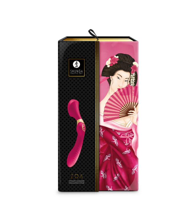 Shunga ZOA™ Framboos Vibrator - Luxueuze Kracht en Onvergetelijke Orgasmes voor Vrouwen