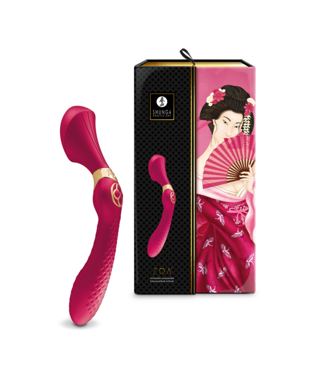 Shunga ZOA Vibrator Himbeere – Eleganz und Kraft für intensive Orgasmen