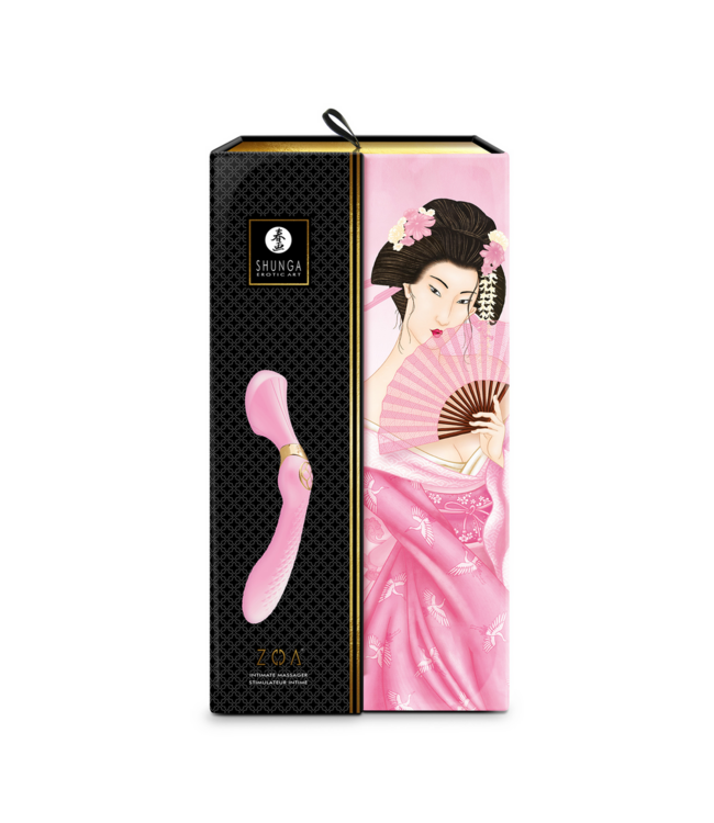 Shunga ZOA Vibrator Hellrosa – Eleganz trifft Leistung für unvergessliche Orgasmen