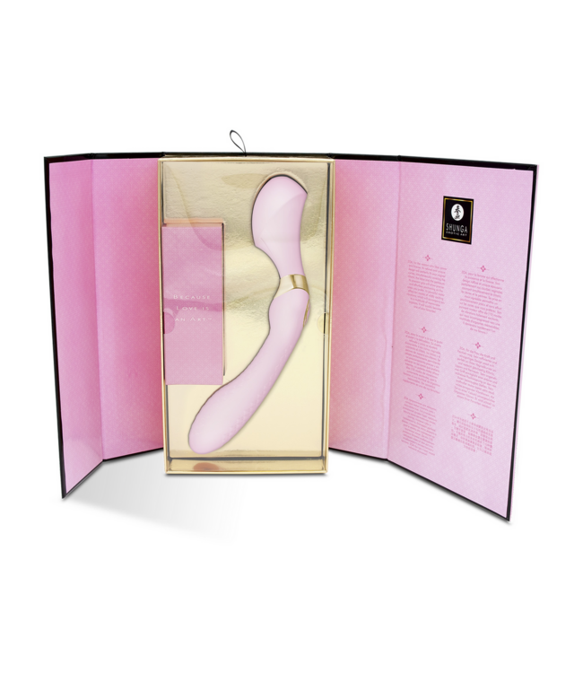 Shunga ZOA™ Elegant Lichtroze Vibrator - Intens Genot en 10 Vibratiemodi