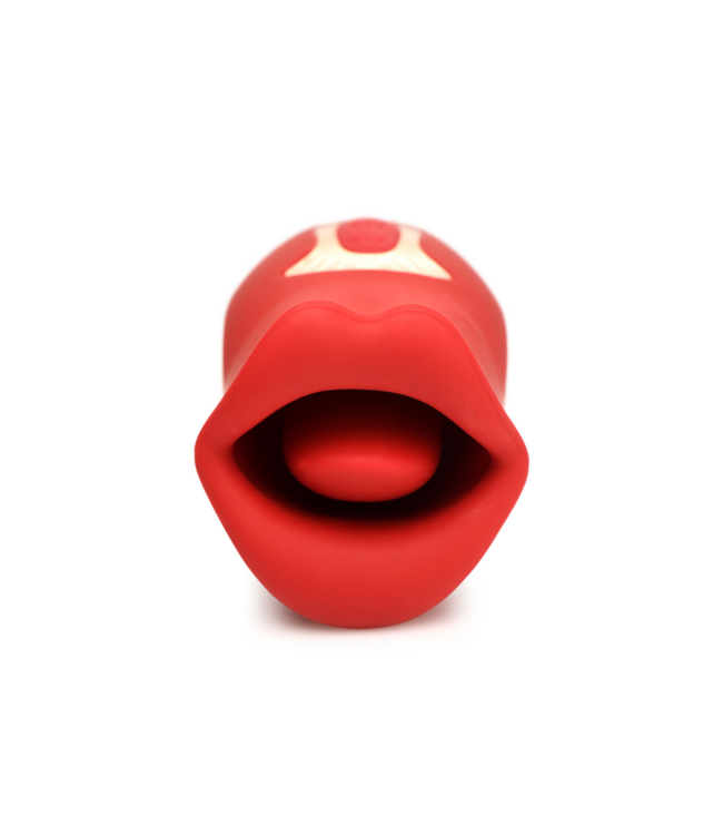 XR Brands Kiss and Tell Red: Compact Silicone Vibrator for Ultimate Pleasure