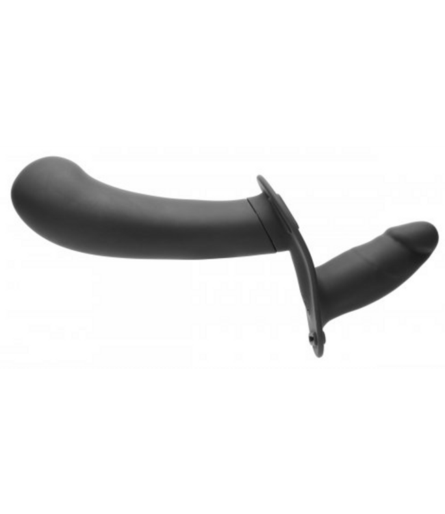 XR Brands Double Diva Doppeldildo mit Harness & Fernbedienung - 4 Geschwindigkeiten, 7 Muster