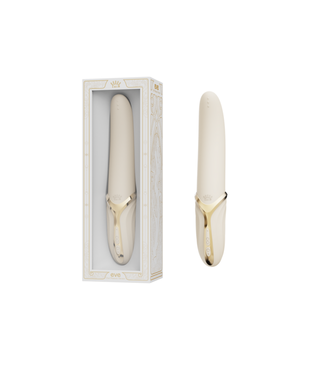 Zalo Eve Elfenbeinweiß – Beheizbarer Oral-Pleasure-Vibrator mit 2 Motoren