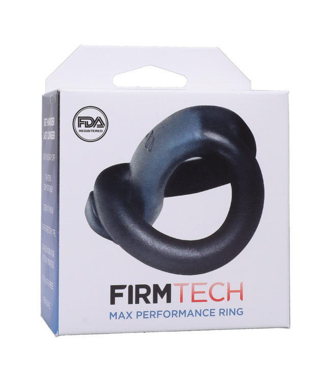 Doc Johnson Intense Max Performance Ring Zwart/Blauw - Voor langdurige erecties en ultiem genot