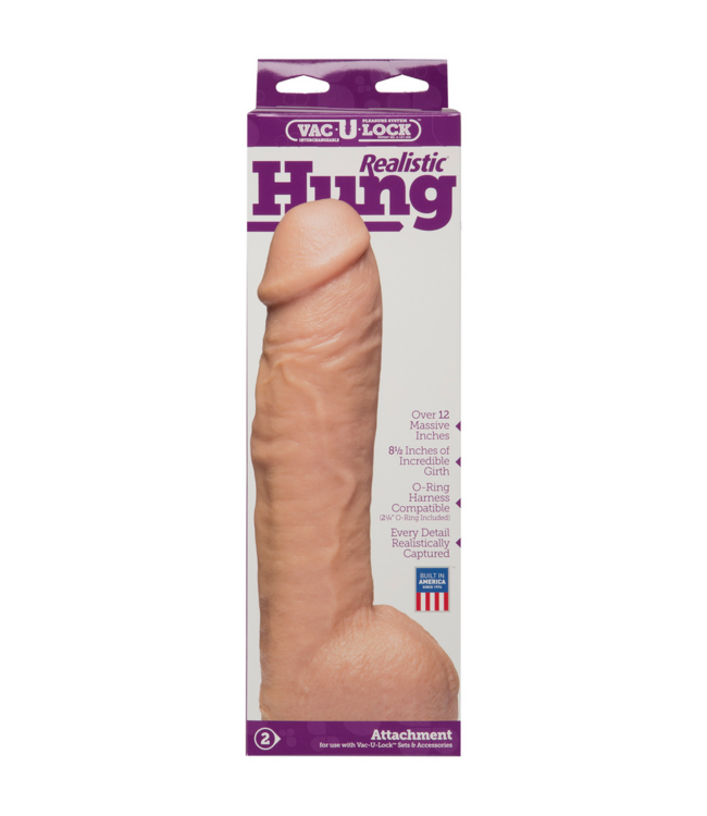 Doc Johnson Ultra Realistische Hung Dildo 31,5 cm - Perfecte Veiligheid & Beleving