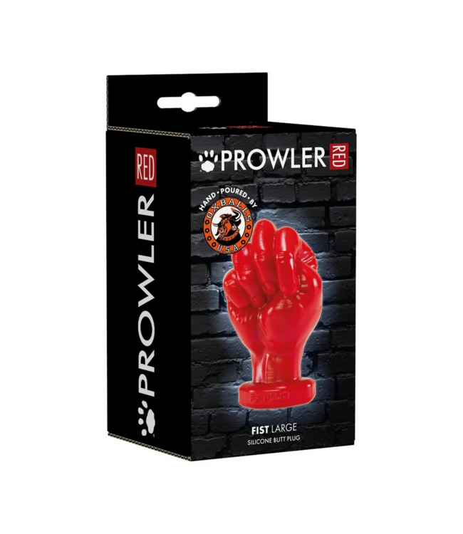 Prowler Red FIST by Oxballs Large - Rood | Duurzame Handhuls voor Intense Sensaties