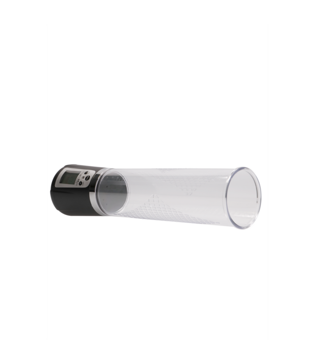 Pumped Premium LCD Penispumpe 29 cm, wiederaufladbar, medizinisches Silikon