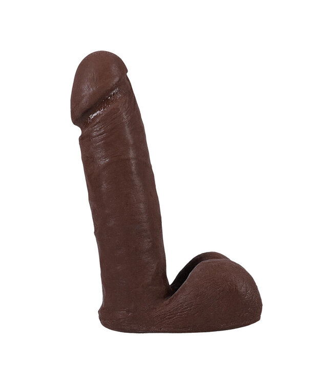 Doc Johnson Ultra Realistische Cock - Chocolade ULTRASKYN 18,4 cm met Vac-U-Lock Basis