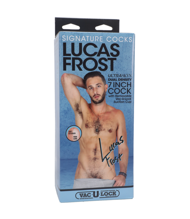 Doc Johnson Lucas Frost ULTRASKYN Dildo 18,8 cm – Realistisch Genot met Levensechte Textuur