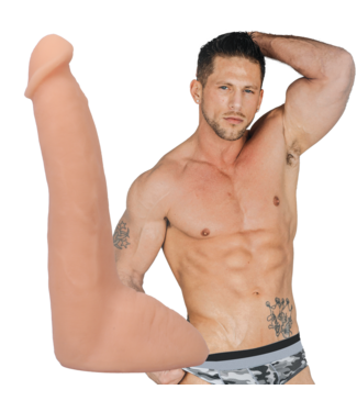 Doc Johnson Roman Todd ULTRASKYN Dildo 20,3 cm - Natuurlijke Voeling & Vanille Aromaat