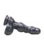 XR Brands Cyber Sensatie: Zilveren Fantasy Dildo voor Futuristisch Plezier