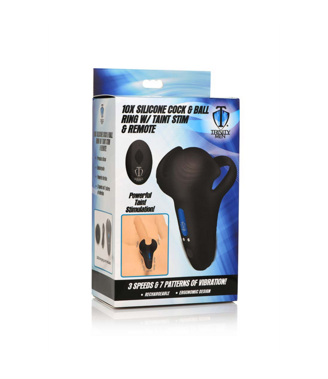 XR Brands Sensuele Silicone Cock- en Ballenring met Afstandsbediening voor Extra Plezier