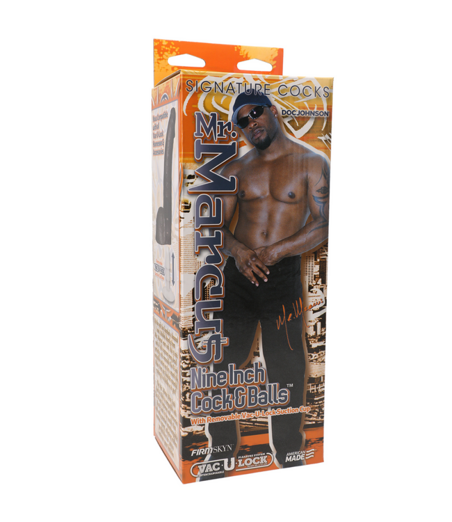 Doc Johnson Mr. Marcus 22,8 cm Dildo met 7 Vibraties - Veilig en Comfortabel Plezier
