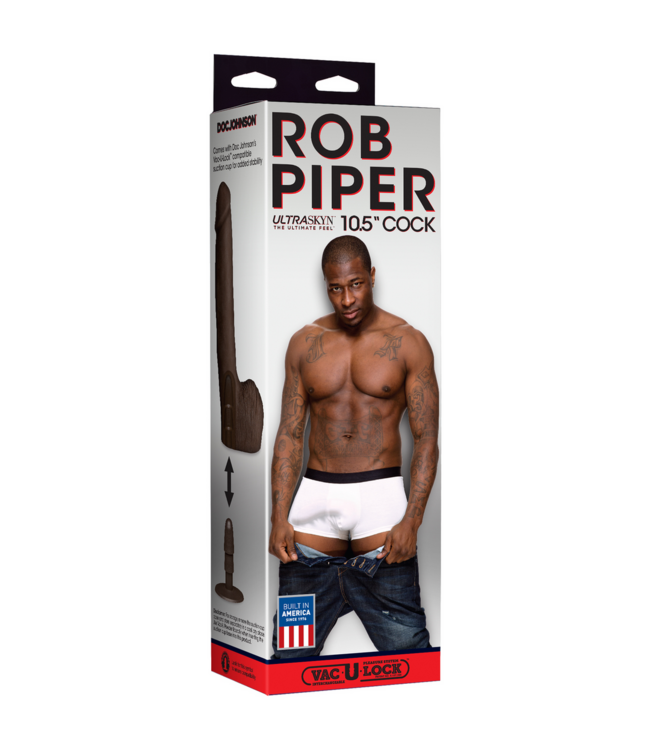Doc Johnson Rob Piper ULTRASKYN Dildo 27,2 cm – Levensecht & Veilig Voor Fantasieën