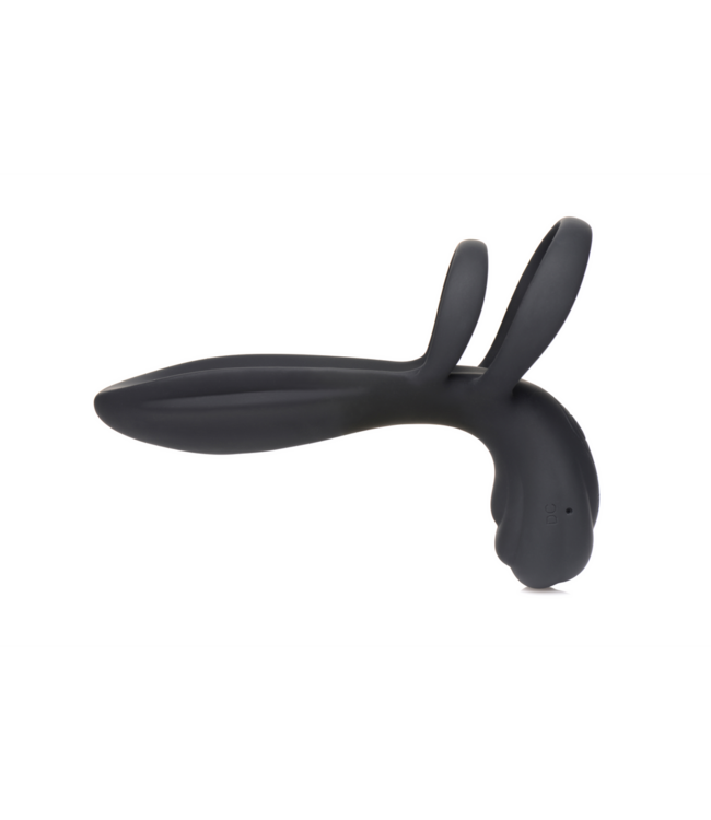 XR Brands Silikon-Vibrationshülle für den Penis mit Fernbedienung – 10 Modi