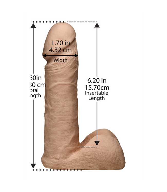 Doc Johnson Ultraskyn 7 Inch Dildo met Verstelbare Harness – Voorbindplezier op Zijn Best