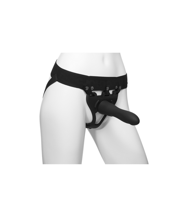 Doc Johnson Starkes Silikon-Harness 19,1 cm – Komfort & Lust für alle Geschlechter