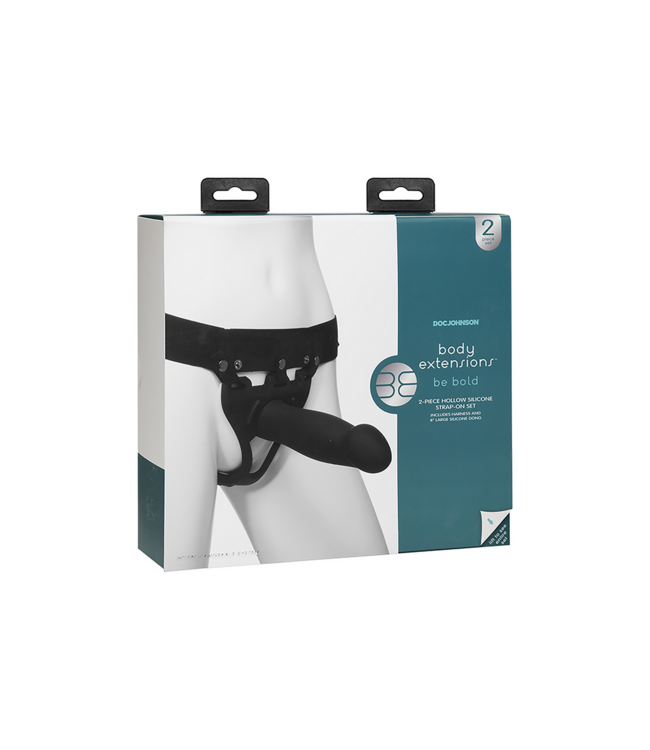 Doc Johnson Hochwertiges Silikon-Harness 20,3 cm – Bequem & Unisex von Doc Johnson