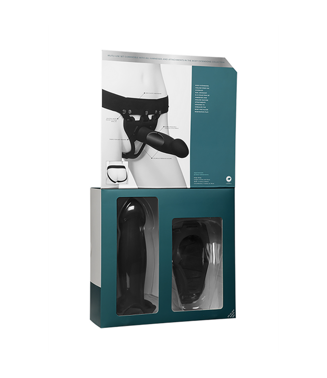 Doc Johnson Hochwertiges Silikon-Harness 20,3 cm – Bequem & Unisex von Doc Johnson
