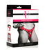 XR Brands Luxueus Paars Leren Korset Harnas – Stijlvolle Pasvorm & Comfort