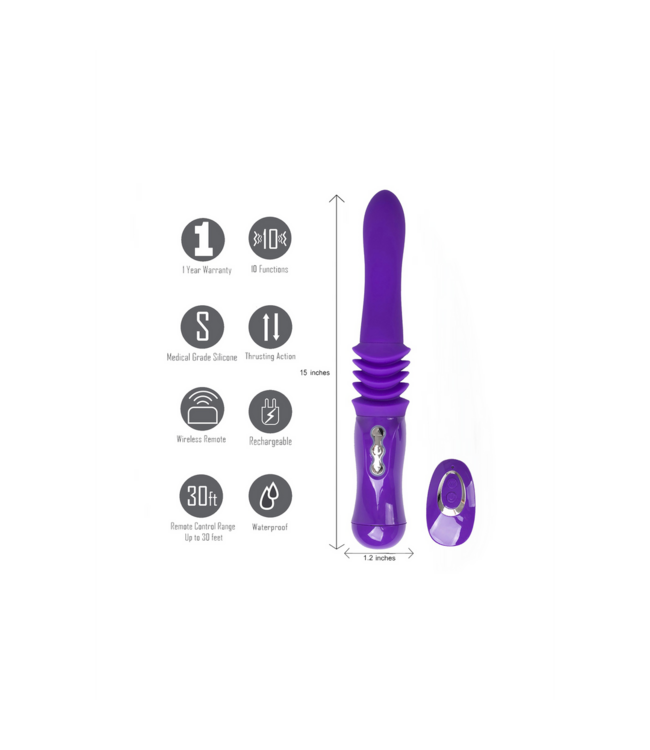 Maiatoys Monroe Remote Control Sex Machine – Ultimate Thrusting Pleasure Toy