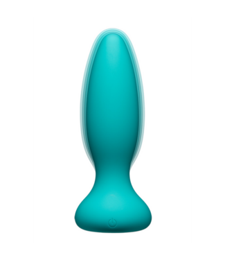 Doc Johnson Vibe 14,2 cm – Silikon-Analplug mit Fernbedienung und 10 Vibrationsprogrammen