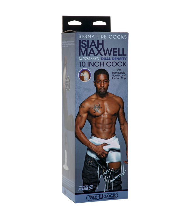 Doc Johnson Isiah Maxwell ULTRASKYN Dildo 25,9 cm – Ultieme Realistische Ervaring