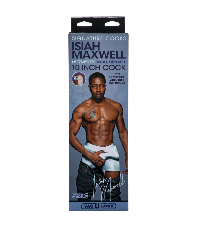 Doc Johnson Isiah Maxwell Award-Winning 10-Inch ULTRASKYN Realistic Dildo