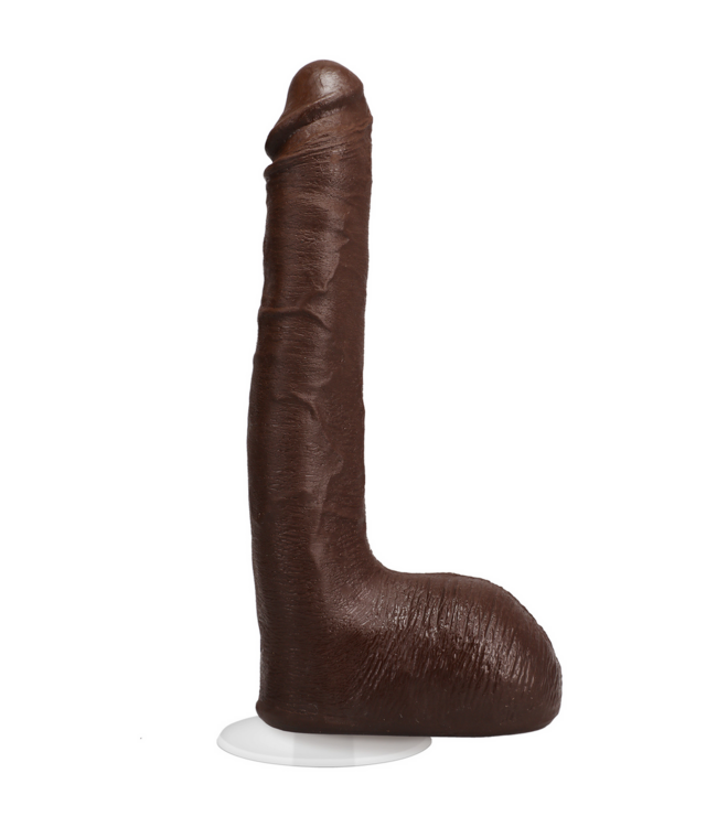 Doc Johnson Ricky Johnson ULTRASKYN 10-Inch Realistic Dildo - Body-Temperature Warming