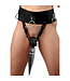 XR Brands Intense BDSM Beleving: Verstelbare Forced Orgasm Belt met Massagestaaf 30cm