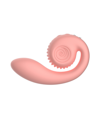 Snail Vibe GIZI Doppelter G-Punkt-Stimulator Peachy Pink – Anatomisch & Intensiv