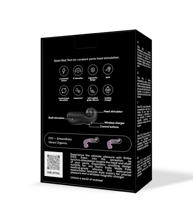 Snail Vibe SVibe EVO Dubbele Mannelijke Stimulator - Ervaar Ongekende Extase!